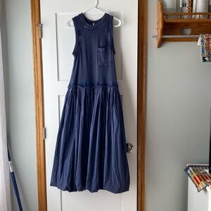 Calla Lilly mixed media cotton dress. Sold by Free Spirit.